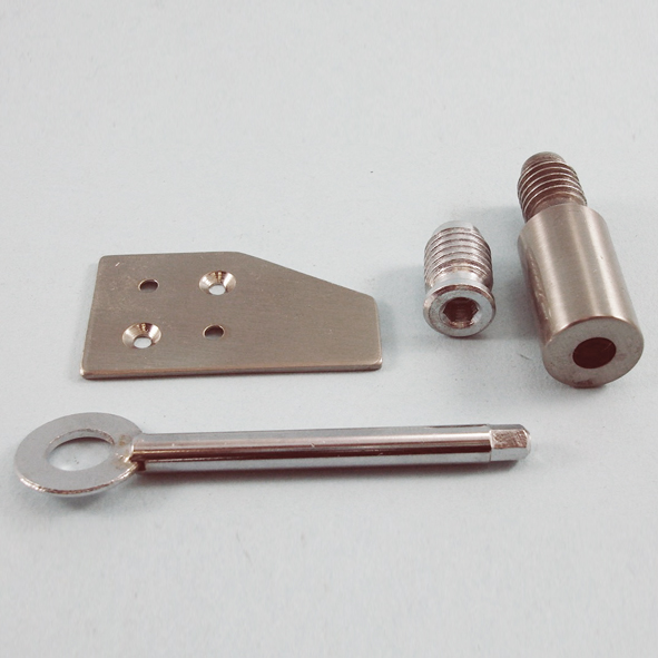 THD085/SNP • 028mm • Satin Nickel • Deluxe Surface Sash Stop